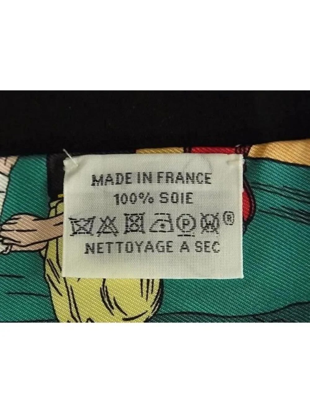Hermes Wow Twilly Silk 100% American Comic Pattern Ribbon Scarf Blue Multicolor